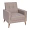Flash Furniture Taupe Faux Linen Upholstered Tufted Chair IS-22271C-TAUPE-GG - alternate 10